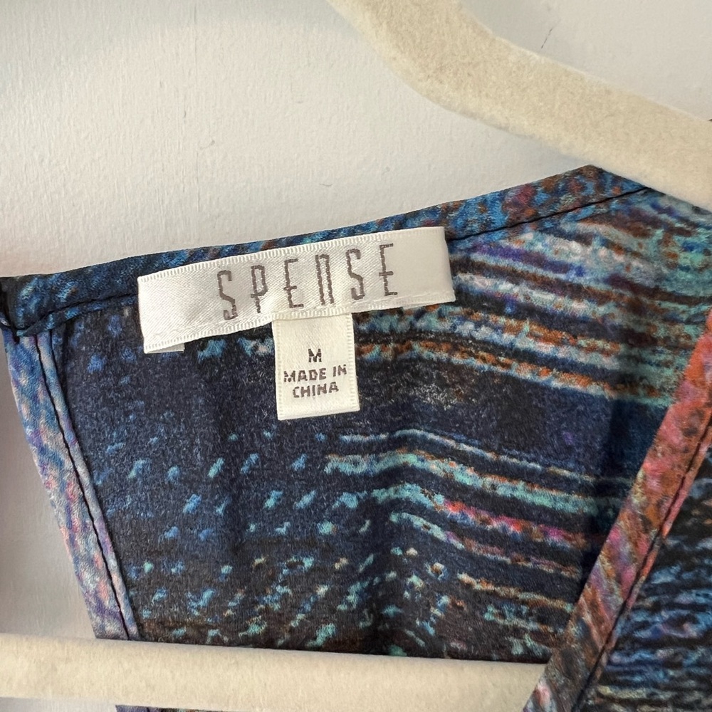 Spense Women’s Colorful Abstract Flower Top - Picture 2 of 5